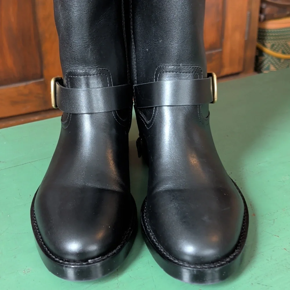 New COACH Madeline Knee High Boot (Women) Wide Calf Size 9.5